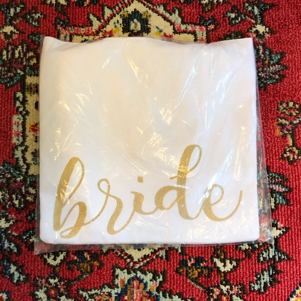 NWT Reversible Bride/Mrs. Tote Bag w/Charm! 💕